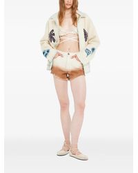 Alanui - Shades Of Eden Denim Shorts - Lyst