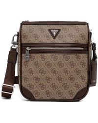Guess - Milano Monogram-Print Crossbody Bag - Lyst