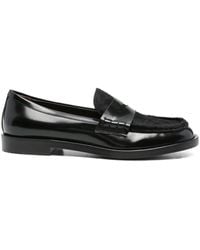 Roberto Festa - Leather Fur Loafers - Lyst