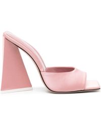 The Attico Devon 110mm mules - Purple