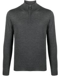Fedeli - Zip-Up High-Neck Jumper - Lyst