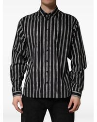 Dolce & Gabbana - Stripes Cotton Formal Dress Shirt - Lyst