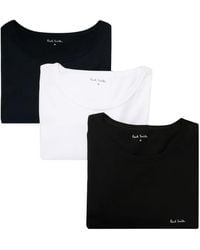 Paul Smith - Three Pack Organic T-shirt - Lyst