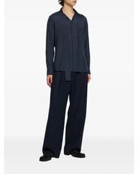 Valentino Garavani - Scarf-Detail Long-Sleeve Shirt - Lyst