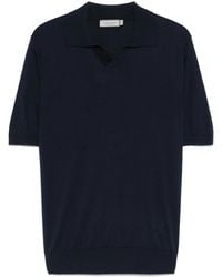 Canali - Polo-Collar T-Shirt - Lyst