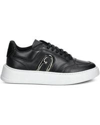 Furla - Logo-Plaque Platform Sneakers - Lyst