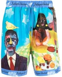 Kidsuper - Shorts Con Stampa Grafica - Lyst