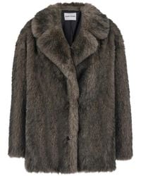 Stand Studio - Angelika Faux Fux Coat - Lyst