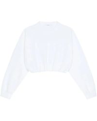 Givenchy - Cropped-Sweatshirt mit Logo-Patch - Lyst