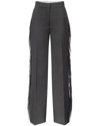 FFORME - Luella Fringe-Trim Trousers - Lyst