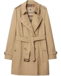 Burberry - Belted Double-Breasted Trench Coat - Lyst