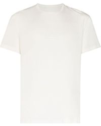 Maison Margiela - Logo-embroidered Jersey T-shirt - Lyst