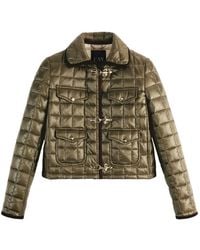 Fay - Gesteppte Cropped-Jacke - Lyst