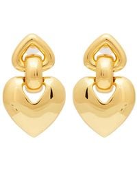 Kenneth Jay Lane - Orecchini Con Pendente A Cuore - Lyst