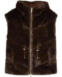 Max & Moi - Valora Bodywarmer Van Imitatiebont - Lyst