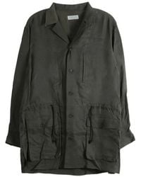Yohji Yamamoto - Drawstring-Waist Long-Sleeve Shirt - Lyst