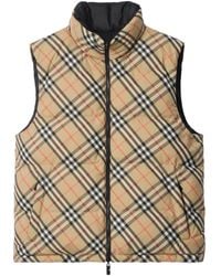 Burberry - Gilet Matelassé À Design Réversible - Lyst