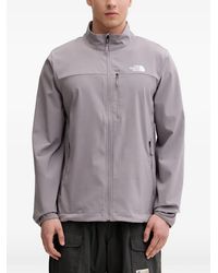 The North Face - Nimble Logo-Print High-Neck Lightweight Jacket - Lyst