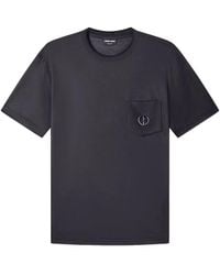 Giorgio Armani - Logo-Embroidered Chest-Pocket T-Shirt - Lyst