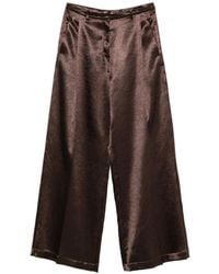 Alysi - Belt-Loop Pocket Palazzo Pants - Lyst