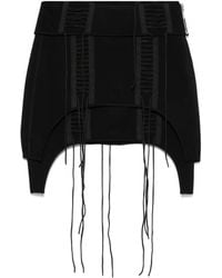 Helmut Lang - レースアップ ミニスカート - Lyst