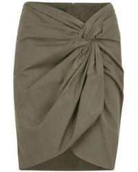 FEDERICA TOSI - Twist-Detail Mini Skirt - Lyst