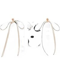 Simone Rocha - Orecchini Crystal Bow - Lyst