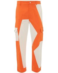 JW Anderson - Pantalon Droit À Design Colour Block - Lyst