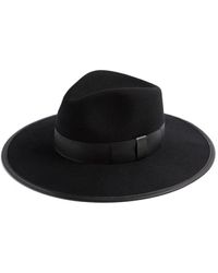 Nina Ricci Large Wool Felt Hat in Black | Lyst