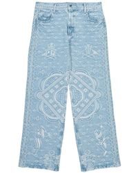 CASABLANCA - Jean Ample Carpet En Jacquard - Lyst