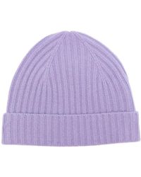Allude - Ribbed-knit Cashmere Beanie Hat - Lyst