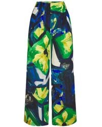 Simon Miller - Bloo Abstract Floral-Print Trousers - Lyst