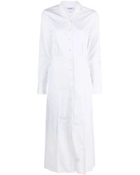 Thom Browne - Pleated Poplin Shirtdress - Lyst
