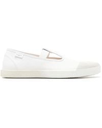 Maison Margiela - Baskets On The Deck Tabi En Toile - Lyst