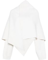 Alberta Ferretti - Asymmetric Draped Jacket - Lyst