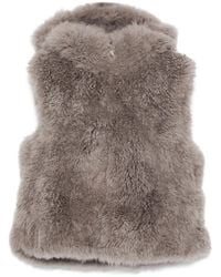 Liska - Shearling Gilet - Lyst
