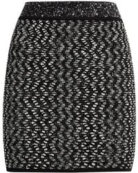 Missoni - Minirock Aus Lamé Mit Zickzackmuster - Lyst
