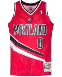 Mitchell & Ness - Nba Portland Trail Blazers Alternate Jersey - Lyst