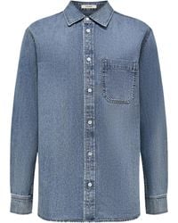 12 STOREEZ - Pocket Denim Shirt - Lyst