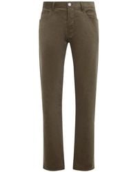 Giorgio Armani - 5 Pockets Straight-Leg Trousers - Lyst