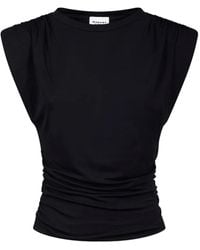 Isabel Marant - Gathered-Shoulders Tank Top - Lyst