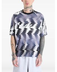 adidas - Zig-Zag Printed T-Shirt - Lyst