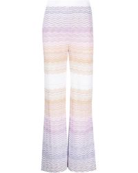 Missoni - Strickhose Mit Zickzackmuster - Lyst