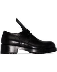 Raf Simons - Lace-up Leather Derby Shoes - Lyst