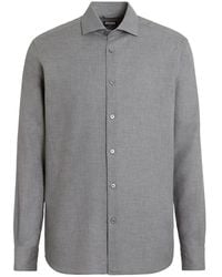 ZEGNA - Cashco Long-Sleeve Shirt - Lyst