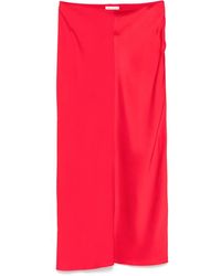 Ami Paris - Midirock Aus Satin - Lyst