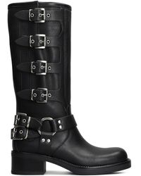 GISÉL MOIRÉ - Windsor Stiefel 50Mm - Lyst