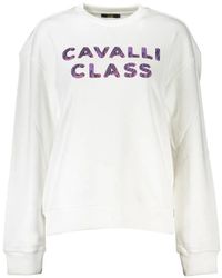 Roberto Cavalli - Sweater Met Logoprint - Lyst