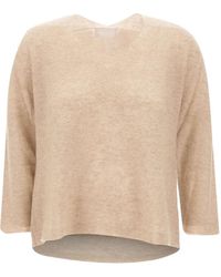 Hemisphere - V-Neck Cashmere Sweater - Lyst