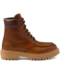 Prada - Stiefel Mit Profilsohle - Lyst